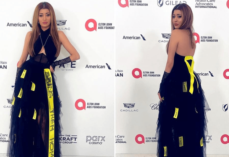 ملكة جمال العراق تثير الجدل من جديد.. والسبب فستانها!