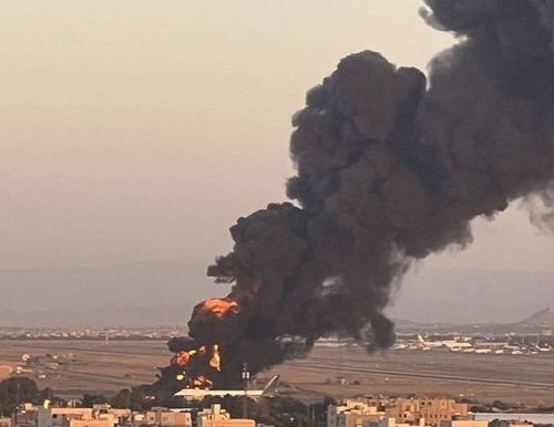 غارة إسرائيلية تستهدف مطار مشهد شرق إيران