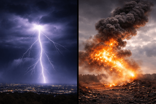 كيف تُميّز بين الرعد والقصف؟