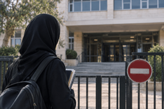 إذا كنتِ ترتدين الحجاب... فأنتِ ممنوعة من التعلّم!؟