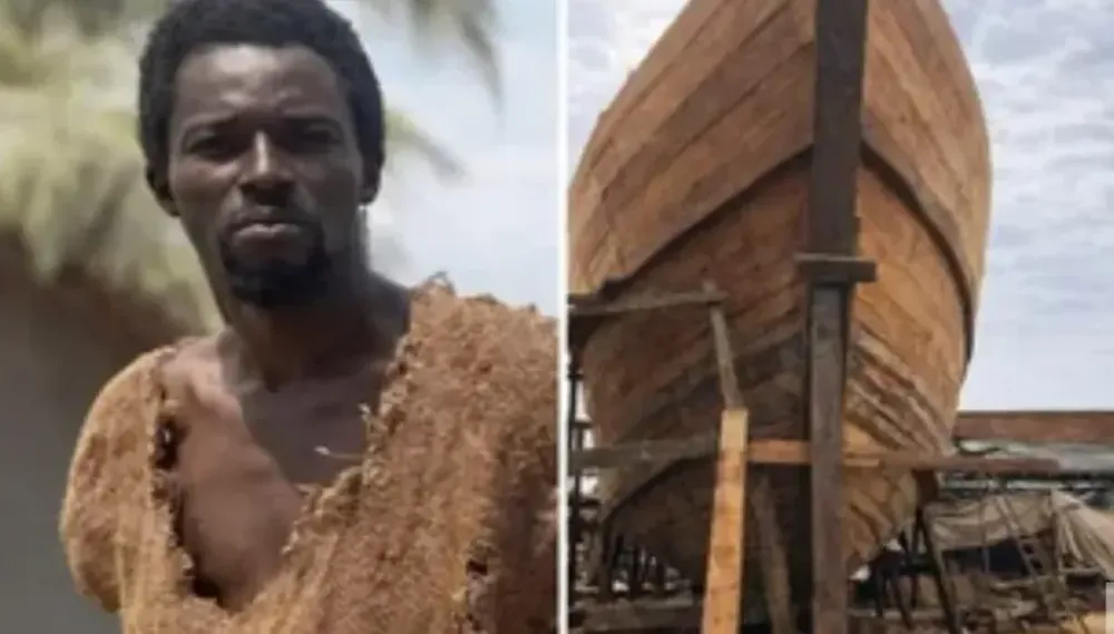 نجا من طوفان وهمي… إيبو نوح يظهر بسيارة فاخرة ويثير غضب أتباعه (صورة)