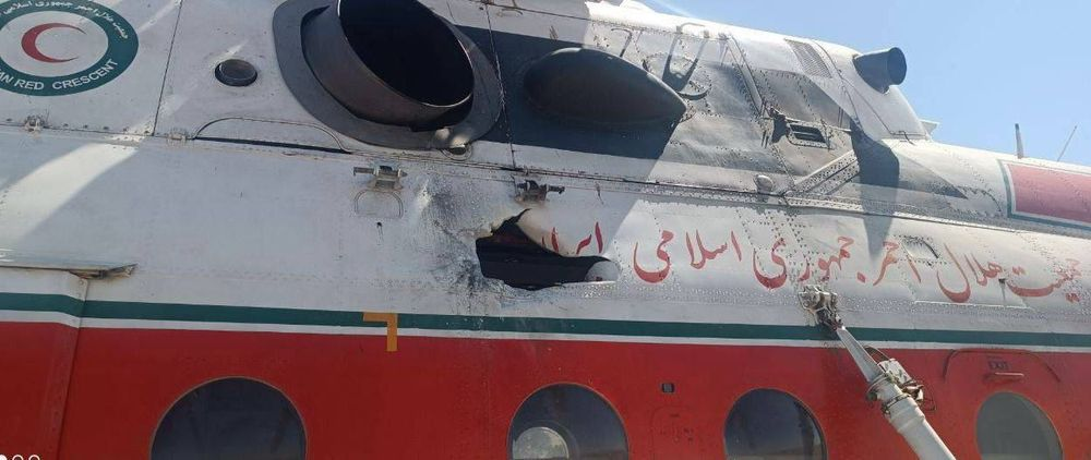 استهداف إسرائيلي لمروحيّة إسعاف إيرانيّة